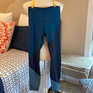 lululemon Color Block 7/8 leggings